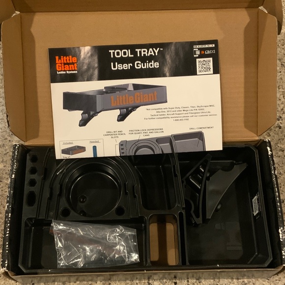 Little Giant Tool Tray - Ladder Accessory - Black and Red - Picture 4 of 12